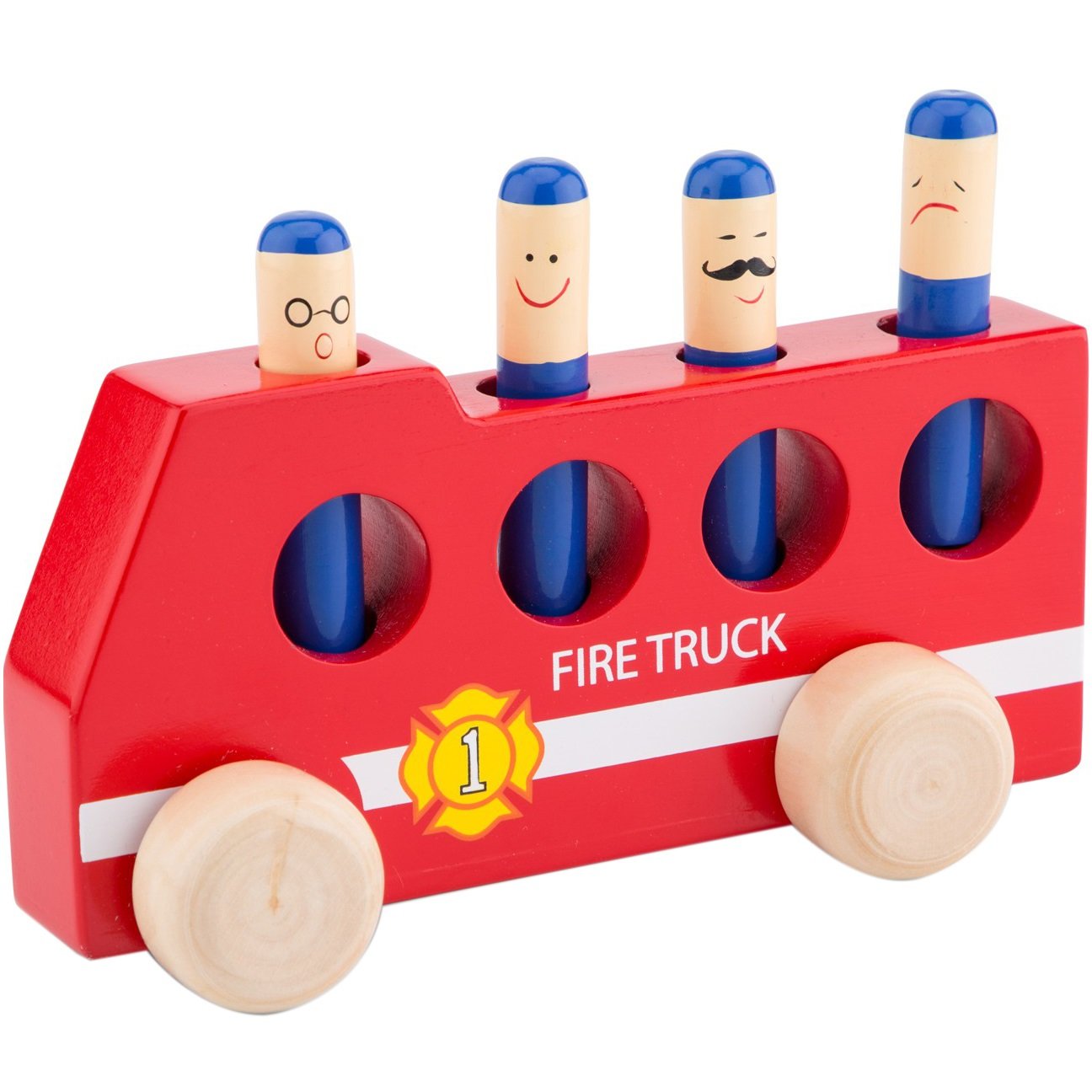 Игрушка New Classic Toys Пожарная машина, красный (10546) - фото 1