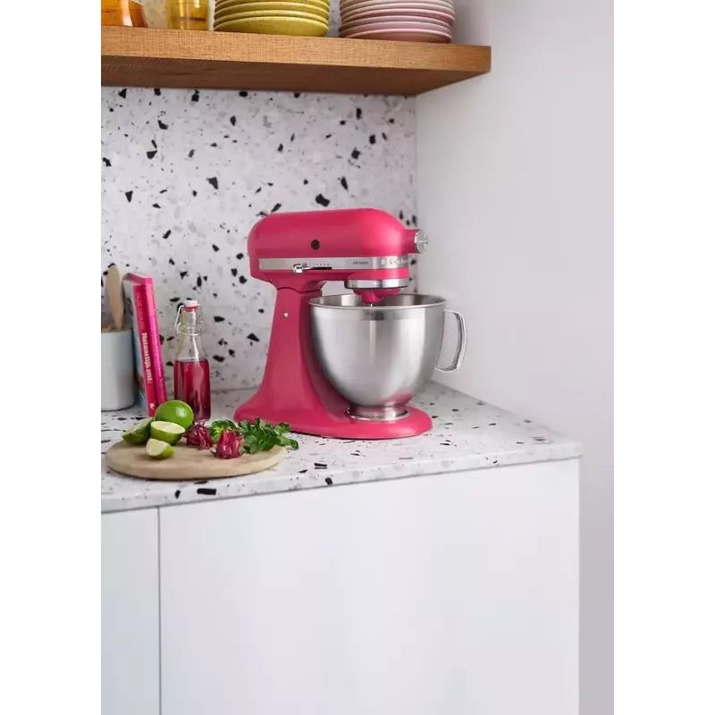 Планетарный миксер KitchenAid Artisan 4.7 л гибискус (5KSM195PSEHI) - фото 5