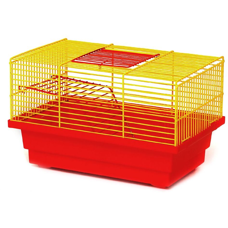 Клітка для гризунів Лорі Мишка, цинк, 28х18х17 см, в ассортименті - фото 1