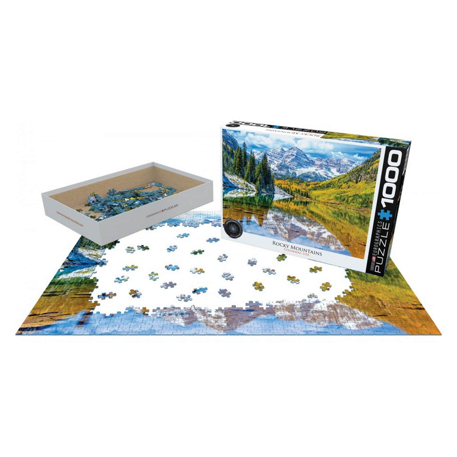 Пазл Eurographics Національний парк Скелясті гори, Колорадо, 1000 елементів (6000-5472) - фото 3