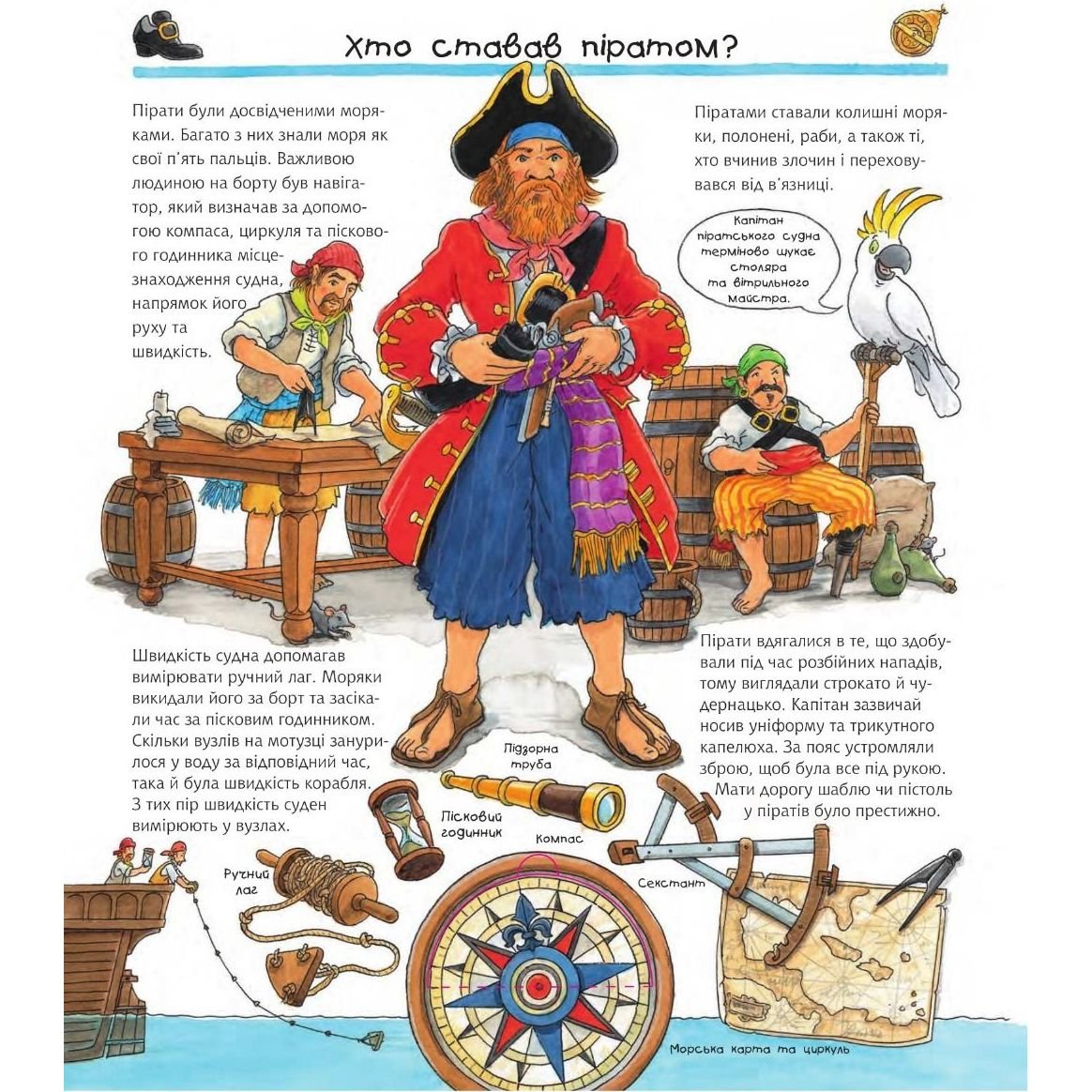 Інтерактивна книжка Богдан Чому? Чого? Навіщо? Усе про піратів - Ерне Андреа (978-966-10-6819-2) - фото 4