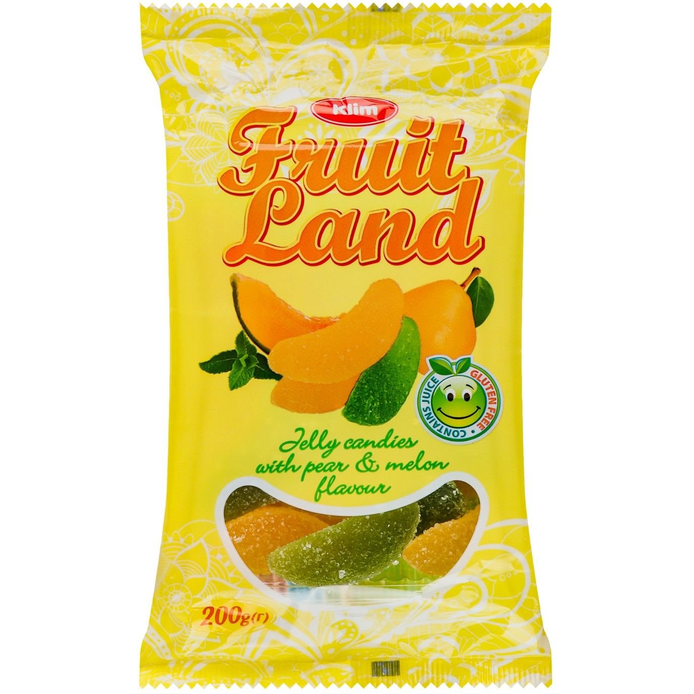 Мармелад Klim Fruit Land груша-дыня желейный 200 г (915365) - фото 1