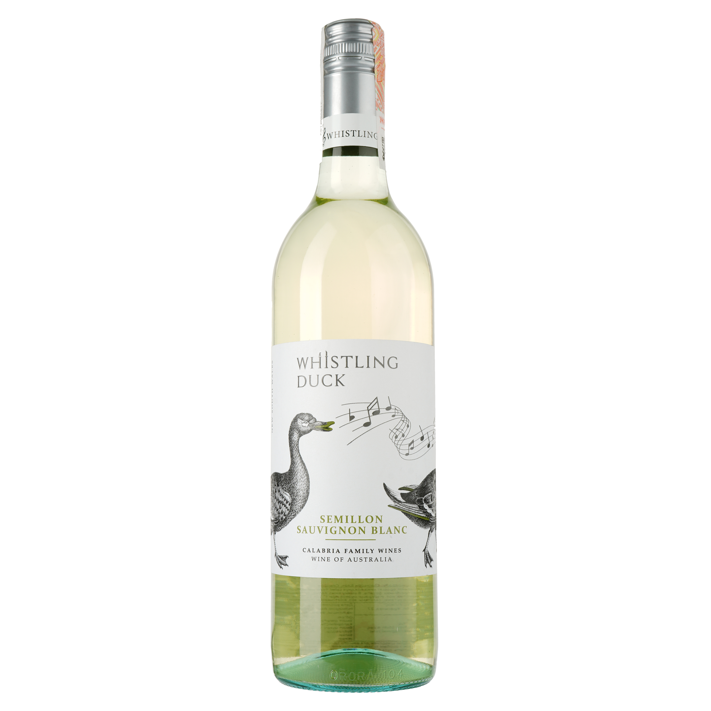 Вино Calabria Family Wines Whistling Duck Semillon Sauvignon Blanc, белое, сухое, 11,5%, 0,75 л (8000019567563) - фото 1