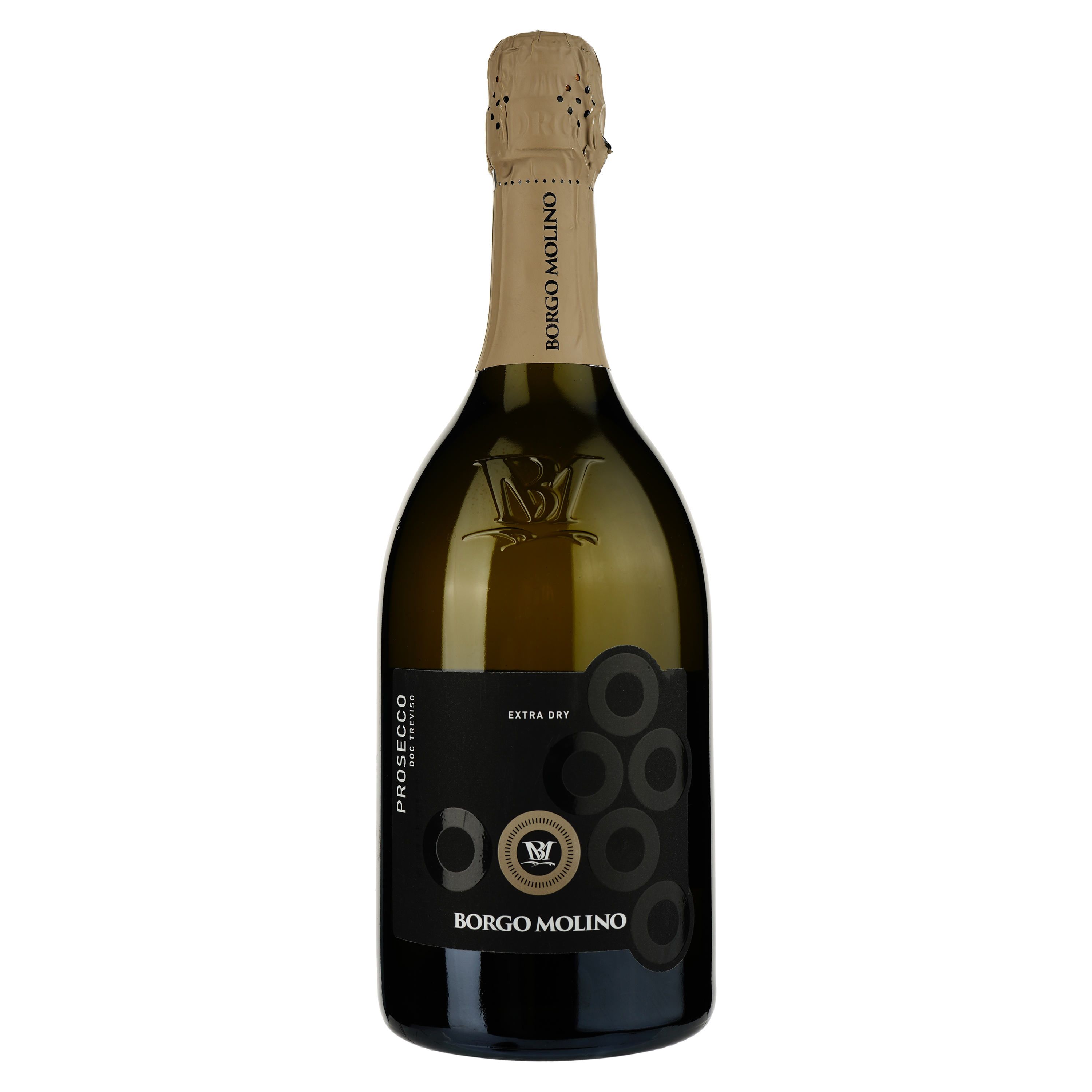 Игристое вино Borgo Molino Prosecco Treviso Extra Dry DOC, белое, экстра драй, 0,75 л - фото 1