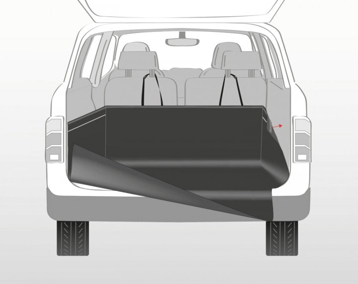 Защитный коврик для собак Trixie для автомобильного багажника, 210х175 см, черный (13204) - фото 2