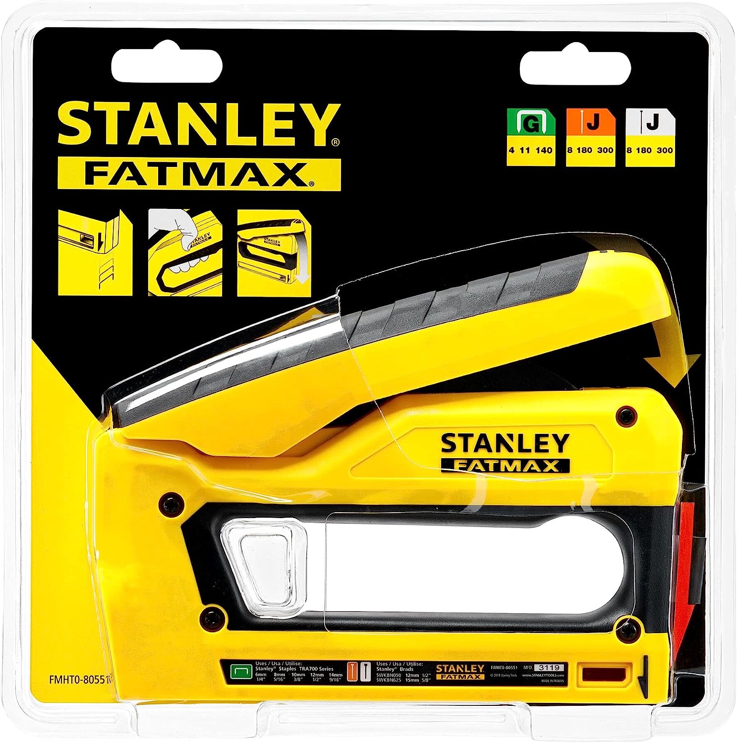 Степлер меблевий для скоб та цвяхів Stanley FatMax (FMHT0-80551) - фото 6