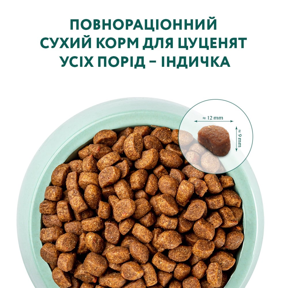 Сухий корм для цуценят Optimeal, індичка, 12 кг (B1740301) - фото 5
