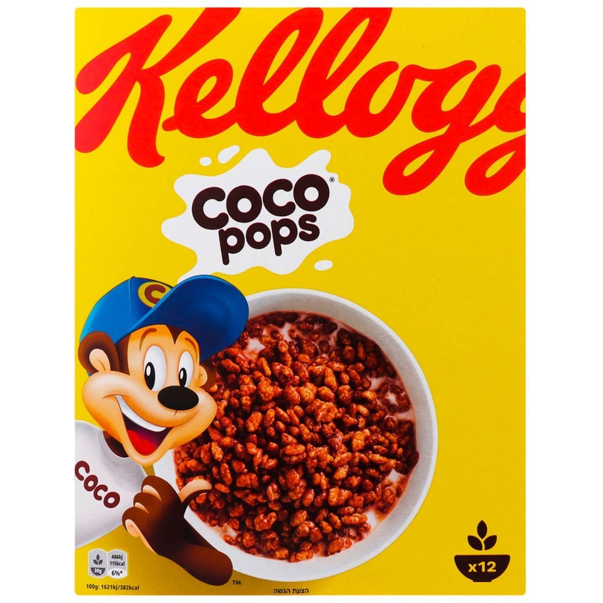 Готовый сухой завтрак Kellogg`s Coco Pops 375 г (888922) - фото 1