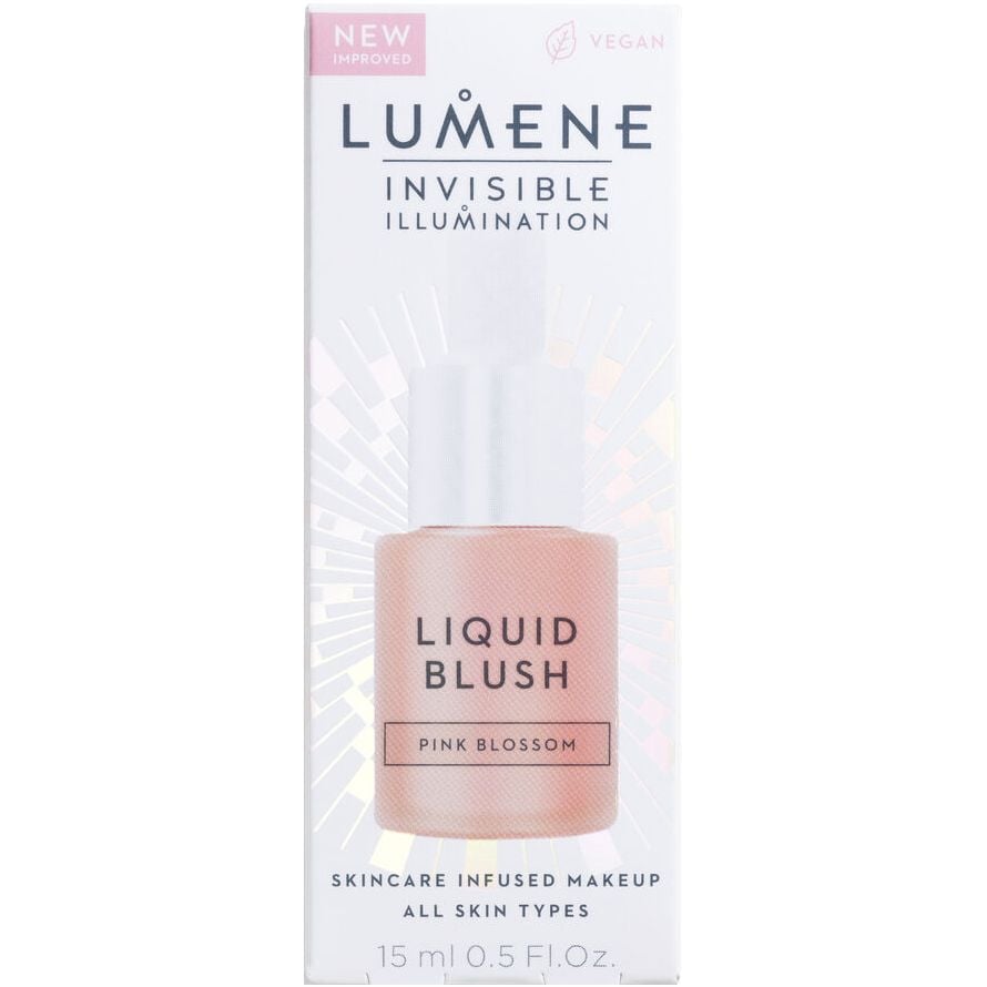 Рум'яна рідкі Lumene Invisible Illumination Liquid Blush Pink Blossom 15 мл - фото 3