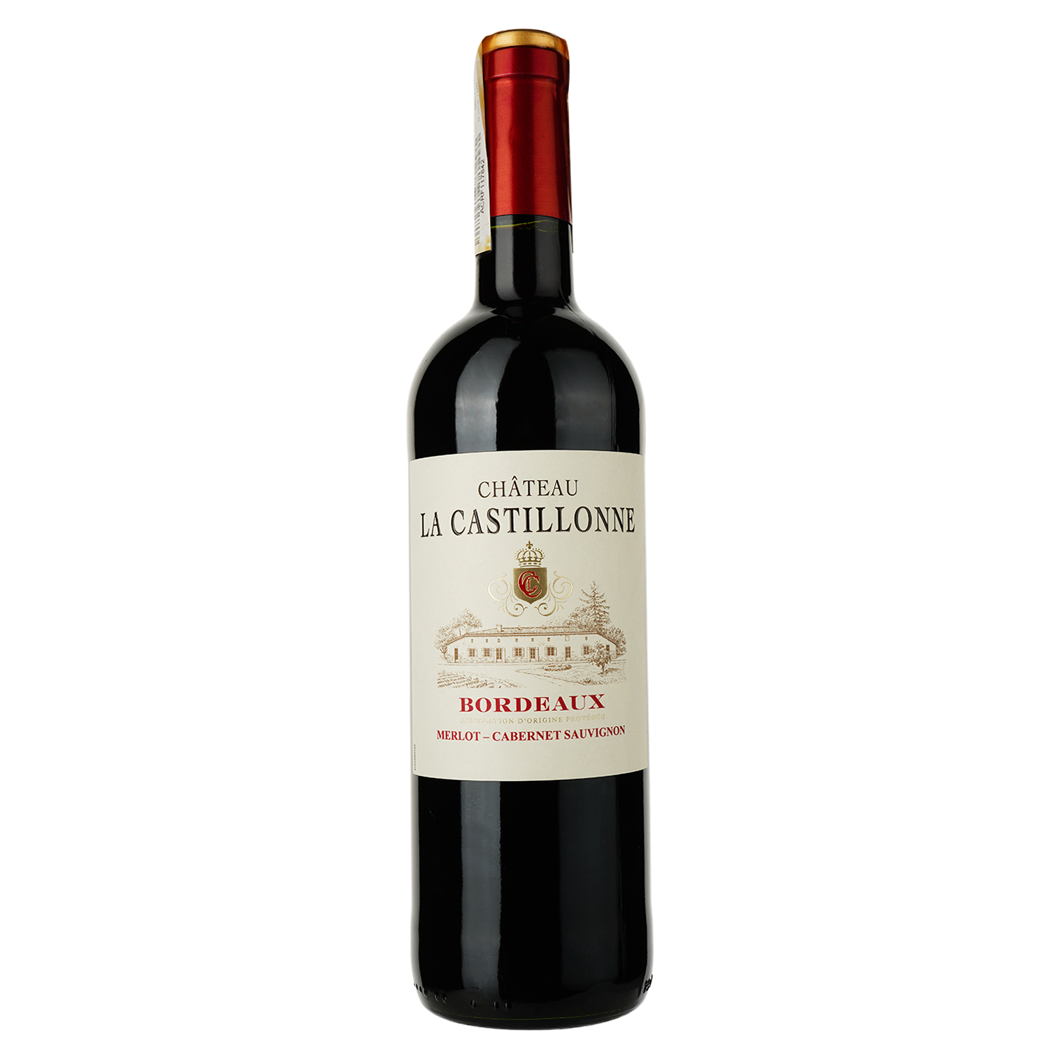 Вино Grands Vins de Gironde Chateau La Castillonne, червоне, сухе, 12%, 0,75 л - фото 1