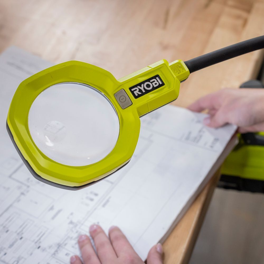 Ліхтар Ryobi One+ RML18-0, 18V, 500Lm, 2 режими, гнучка штанга, лінза 86 мм, без АКБ та ЗП (5133005669) - фото 10