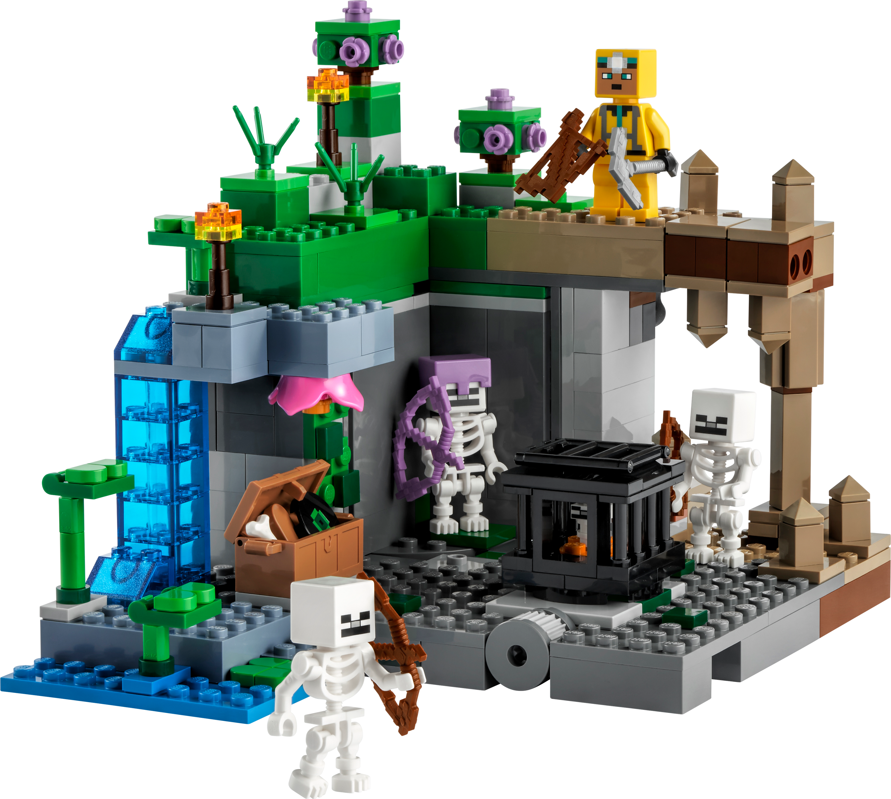 Конструктор LEGO Minecraft Підземелля скелетів, 364 деталі (21189) - фото 2