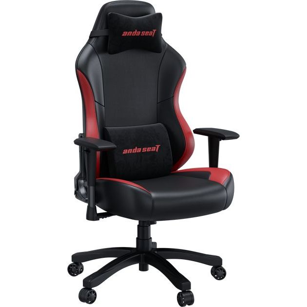 Крісло ігрове Anda Seat Luna Color Size L Black/Red PVC - фото 2