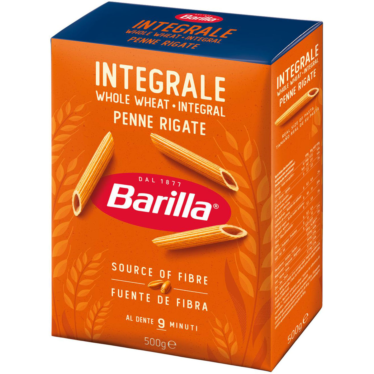 Макаронні вироби Barilla Integrale Penne Rigate 500 г - фото 2