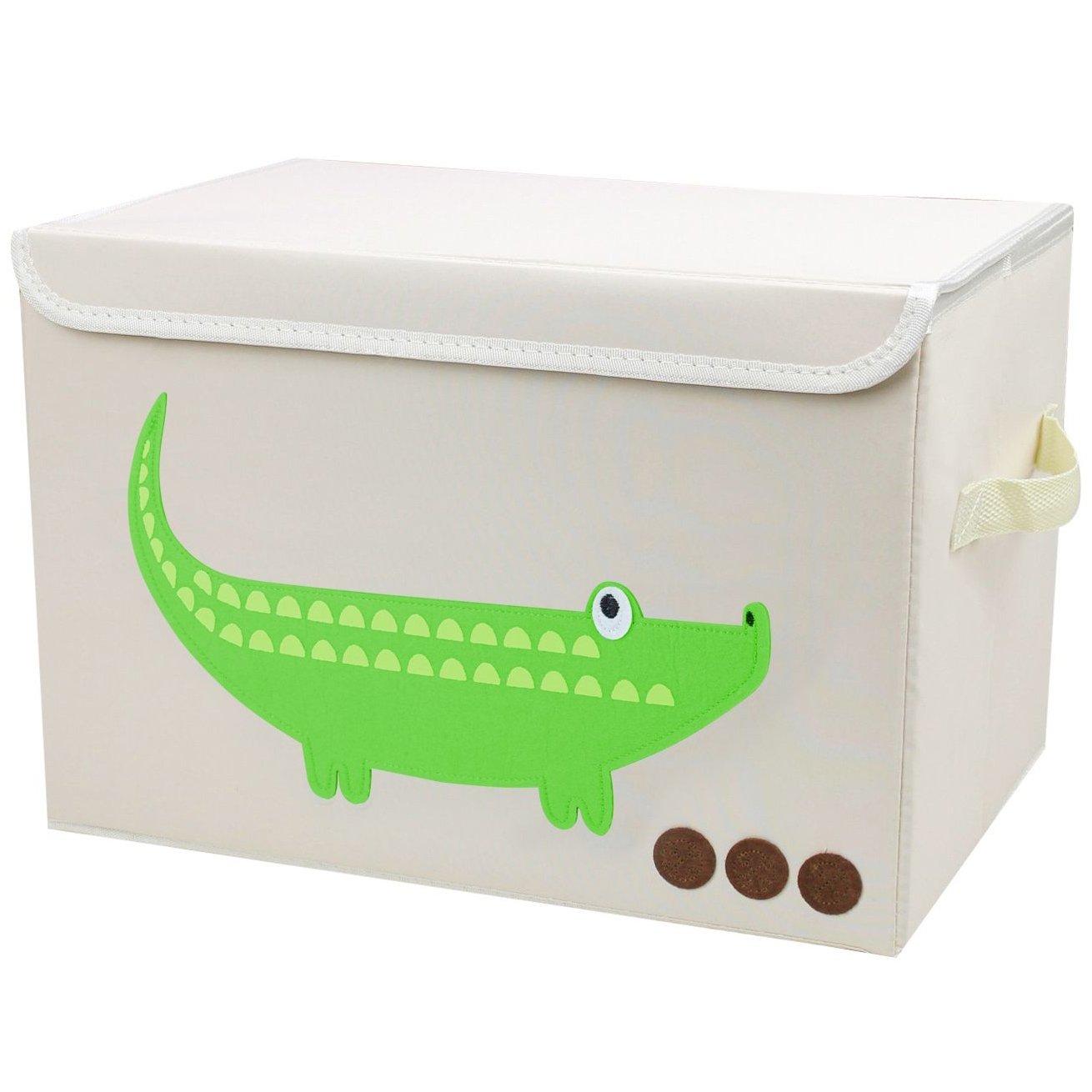 Короб складной с крышкой Handy Home Крокодил зеленый, 48x30x30 см (CH16) - фото 1