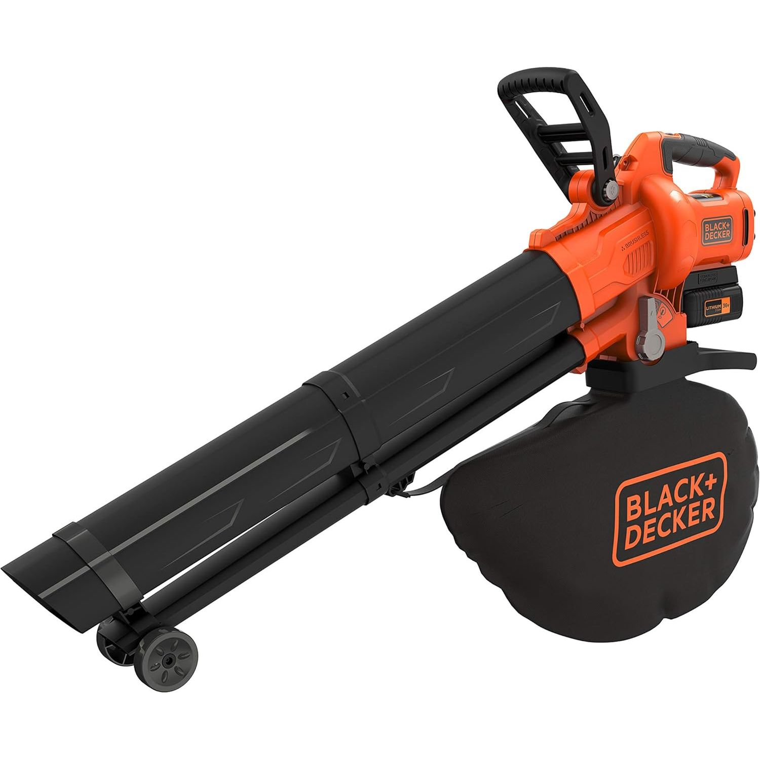 Садовый пылесос Black+Decker аккумуляторный (BCBLV3625L1-QW) - фото 1