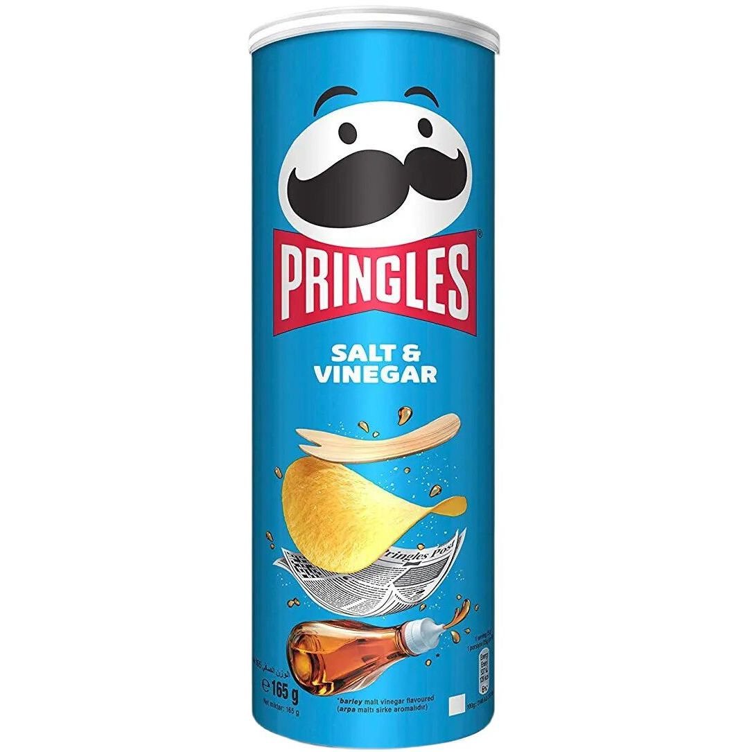 Чипсы Pringles Salt & Vinegar 165 г (895472) - фото 1