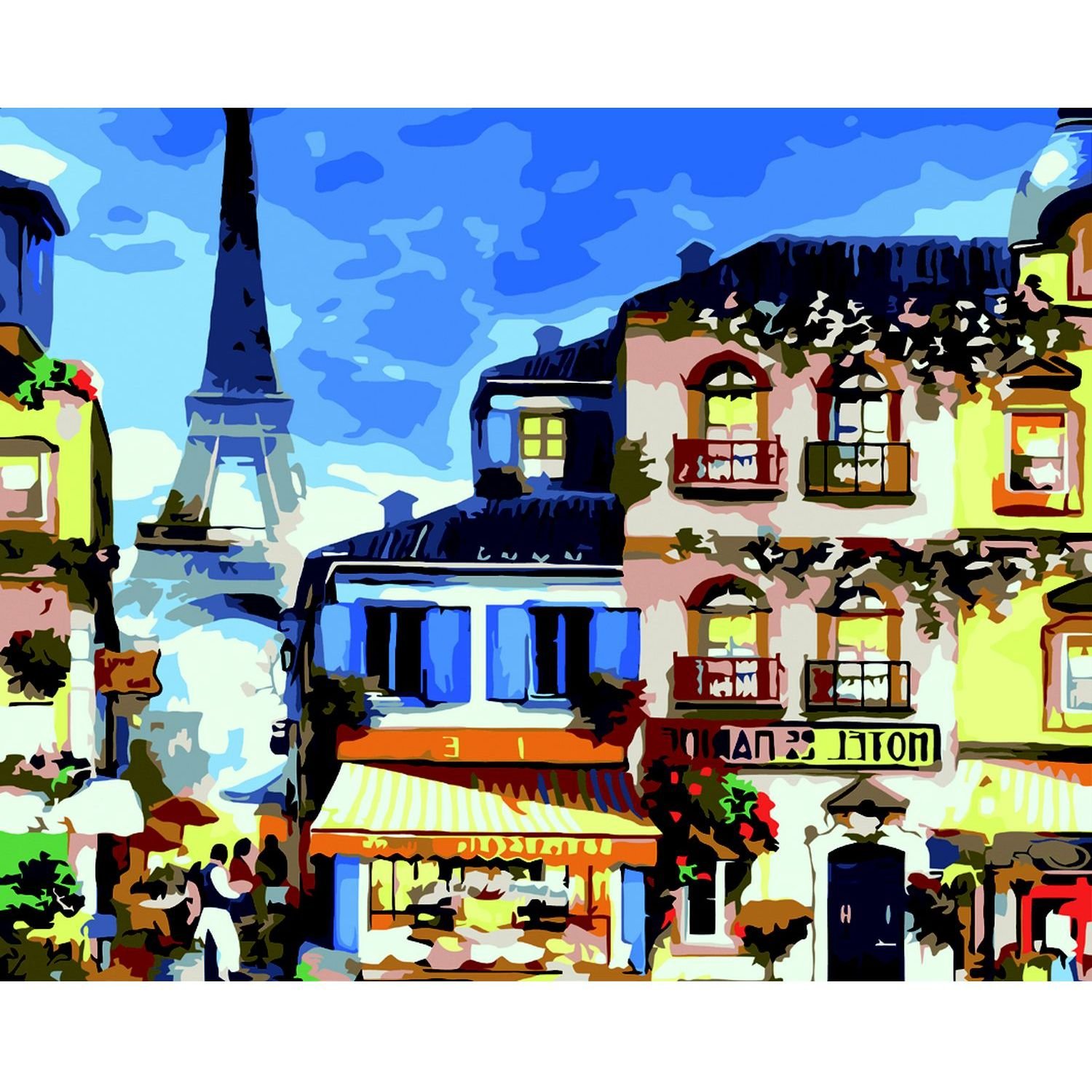 Картина за номерами ZiBi Art Line Париж 40х50 см (ZB.64167) - фото 1