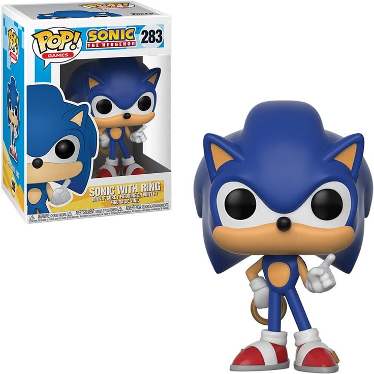 Коллекционная фигурка Funko Pop! Games: Sonic with ring vinyl figure (20146) - фото 3