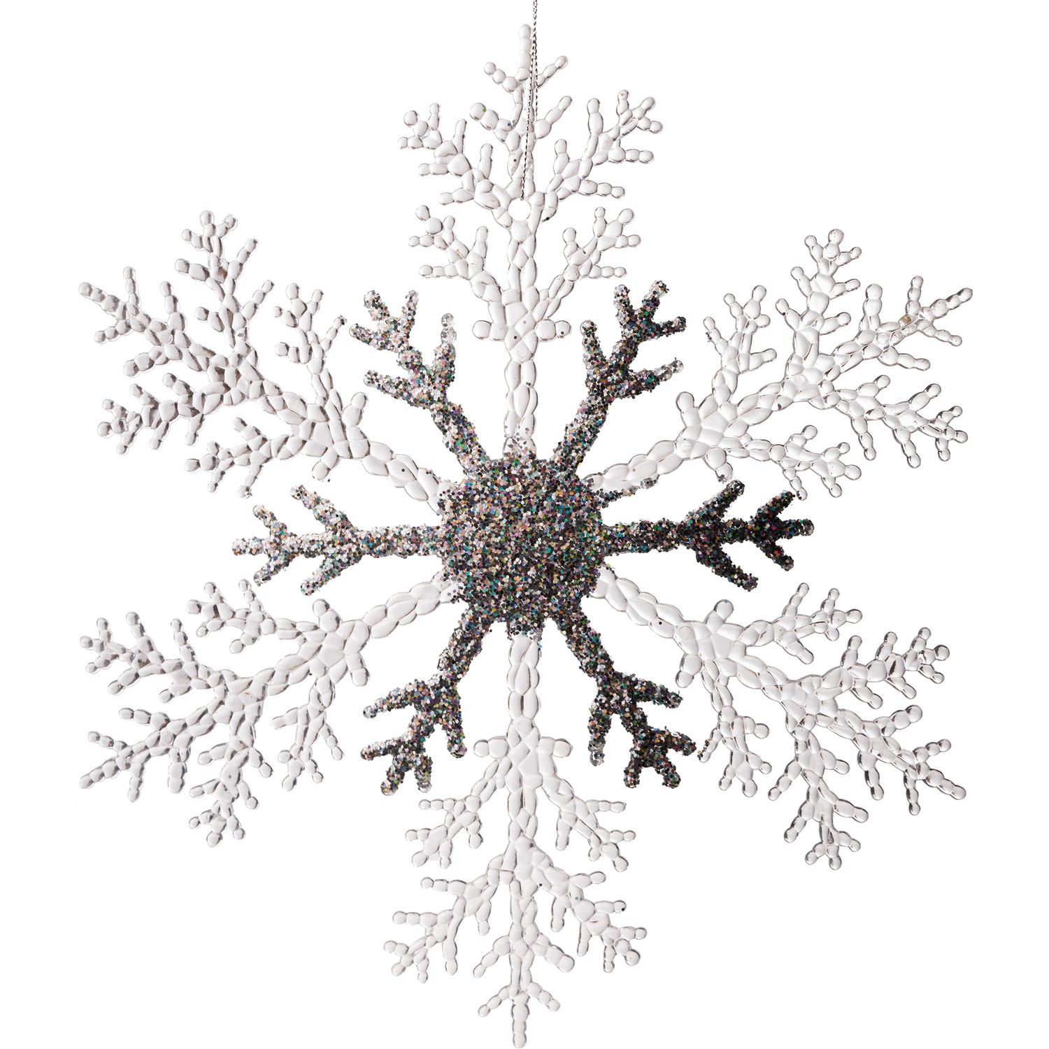 Снежинка декоративная Novogod'ko 32 см (974869) - фото 1