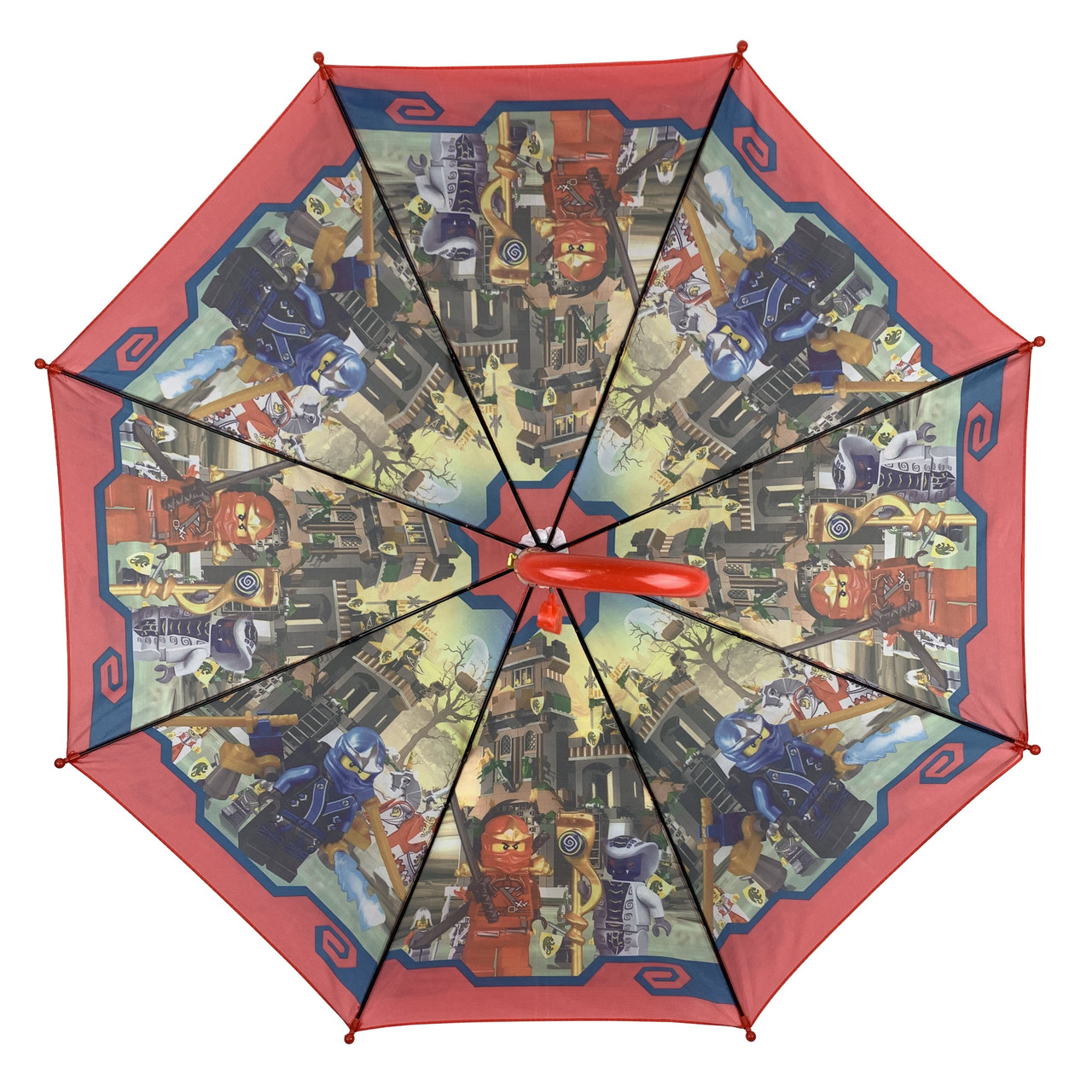 Дитяча парасолька-палиця напівавтомат Paolo Rossi 84 см різнобарвна - фото 3