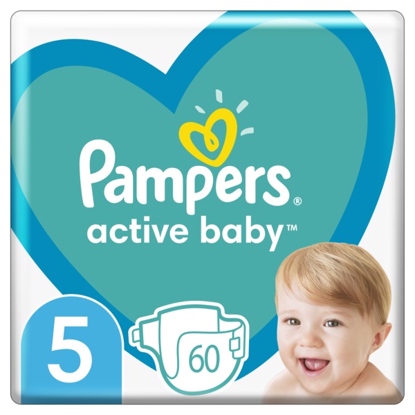 Подгузники Pampers Active Baby 5 (11-16 кг), 60 шт. - фото 1