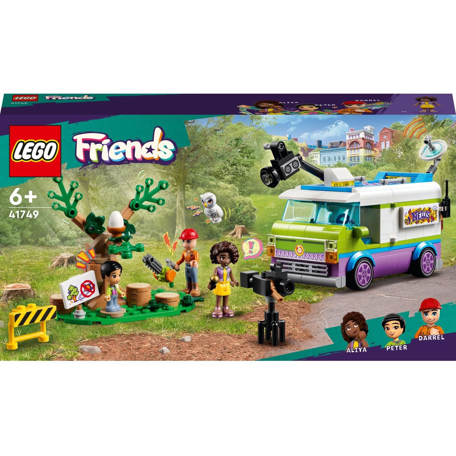 Конструктор LEGO Friends Фургон редакції новин, 446 деталей (41749) - фото 2