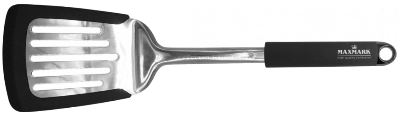 Лопатка Maxmark, 35,5 см, срібляста з чорним (MK-WF-KU54) - фото 2