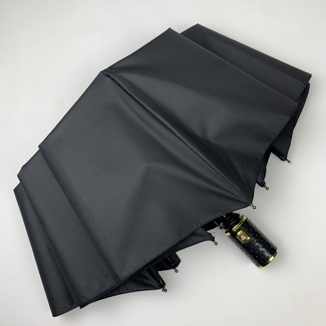 Женский складной зонтик полуавтомат Max 102 см черный - фото 6