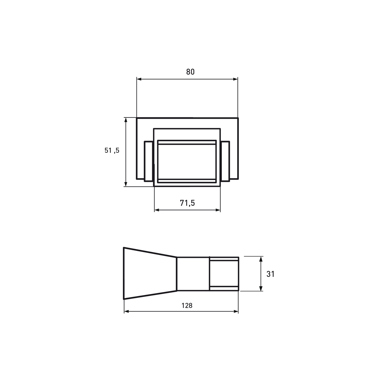 Датчик руху Euroelectric настінний 180° 12 м IP65 білий (ST-16(IP65)) - фото 3