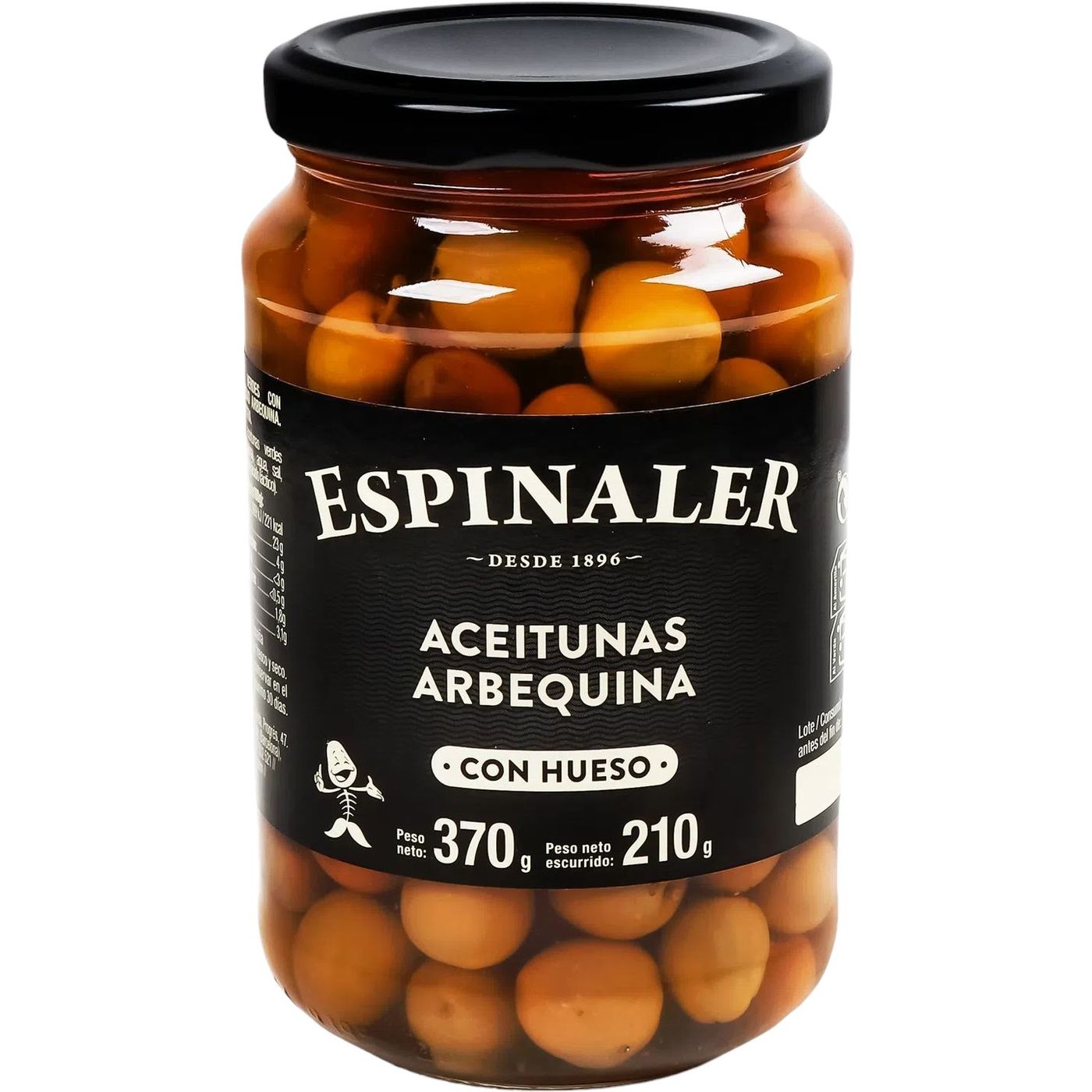 Оливки Espinaler Arbequina с косточкой 370 г (947943) - фото 3
