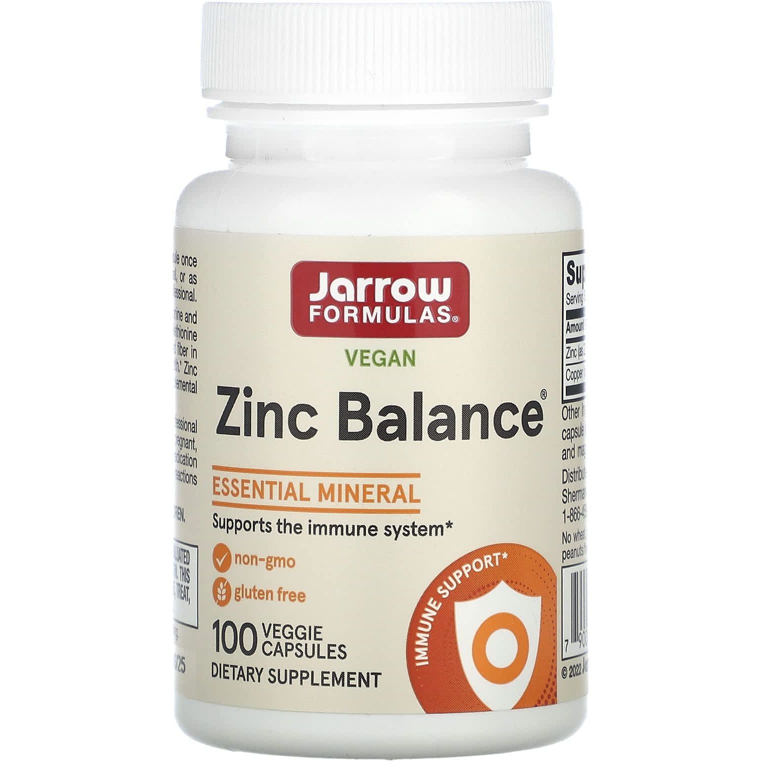 Баланс цинка Jarrow Formulas Zinc Balance 100 капсул - фото 1