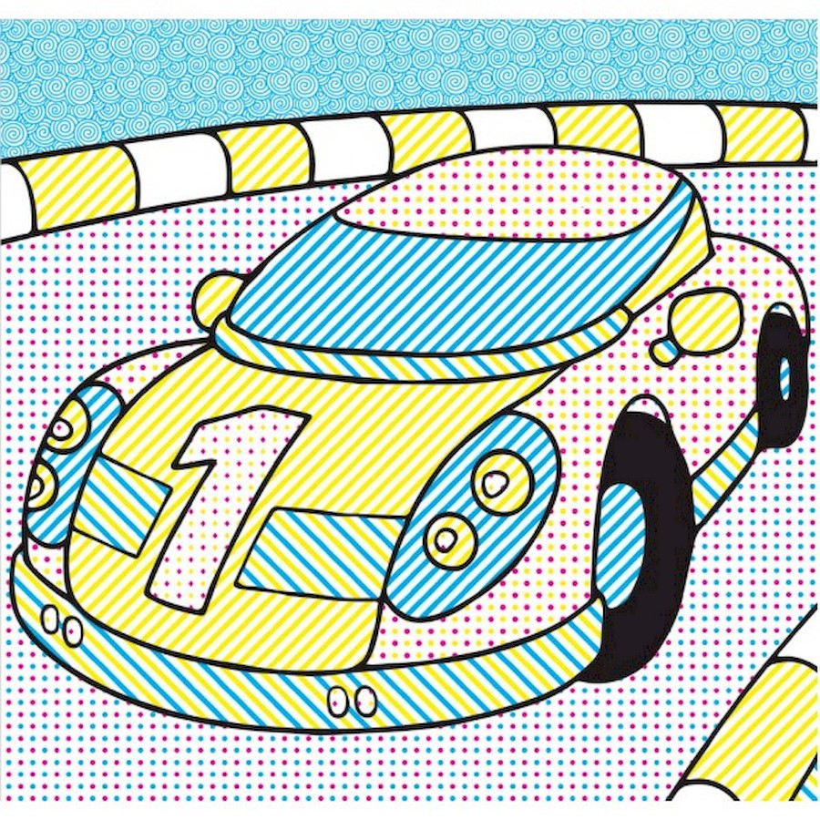 Водні розмальовки Jumbi Чарівна розмальовка Машинки 4 малюнки (757159) - фото 4