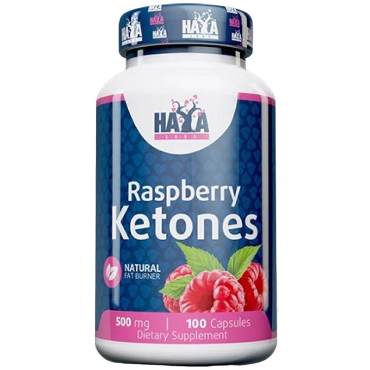 Кетони малинові Haya Labs Raspberry Ketones 500 мг 100 капсул - фото 1