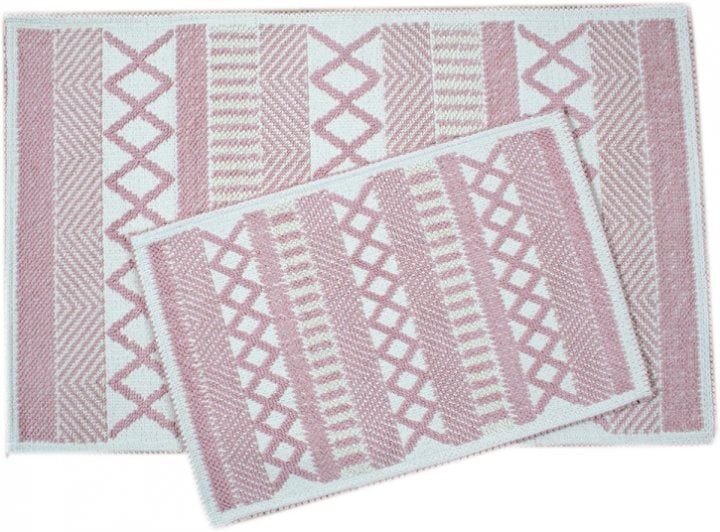 Набор ковриков Irya Kitaro pudra, 90х60 см и 60х40 см, разноцвет (svt-2000022238151) - фото 1
