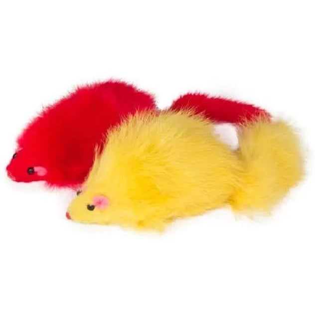Іграшка для котів Fox Миша кольорова, 10 см, 1 шт. - фото 1