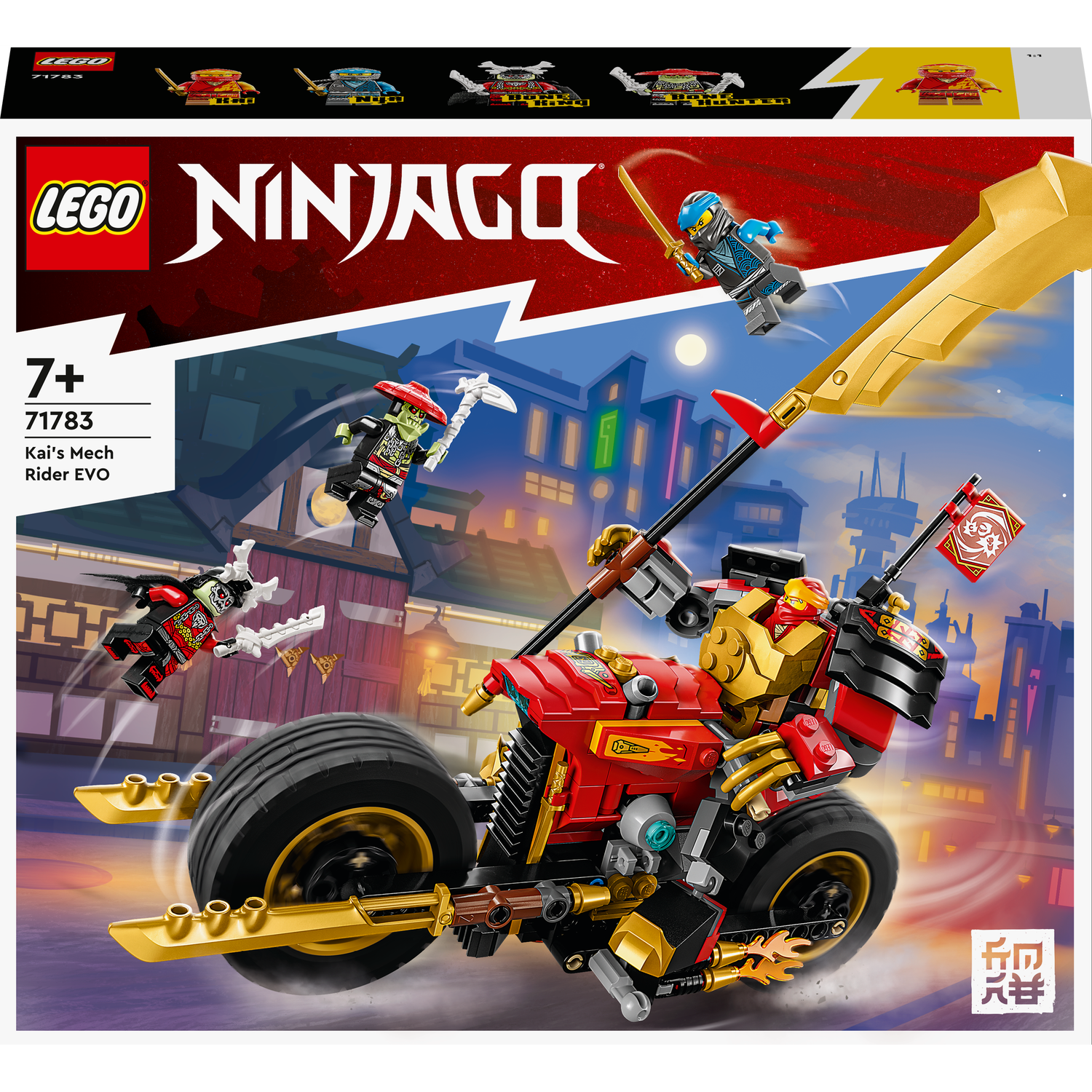 Конструктор LEGO Ninjago Робот-вершник Кая EVO, 312 деталей (71783) - фото 1