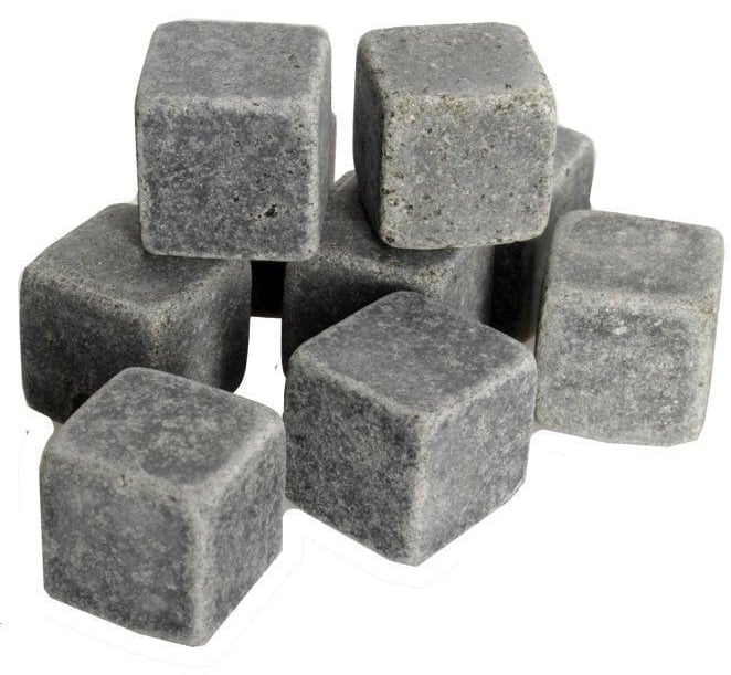 Камені для охолодження віскі Supretto Whiskey Stones, сірий, 9 шт. (5570-0002) - фото 1