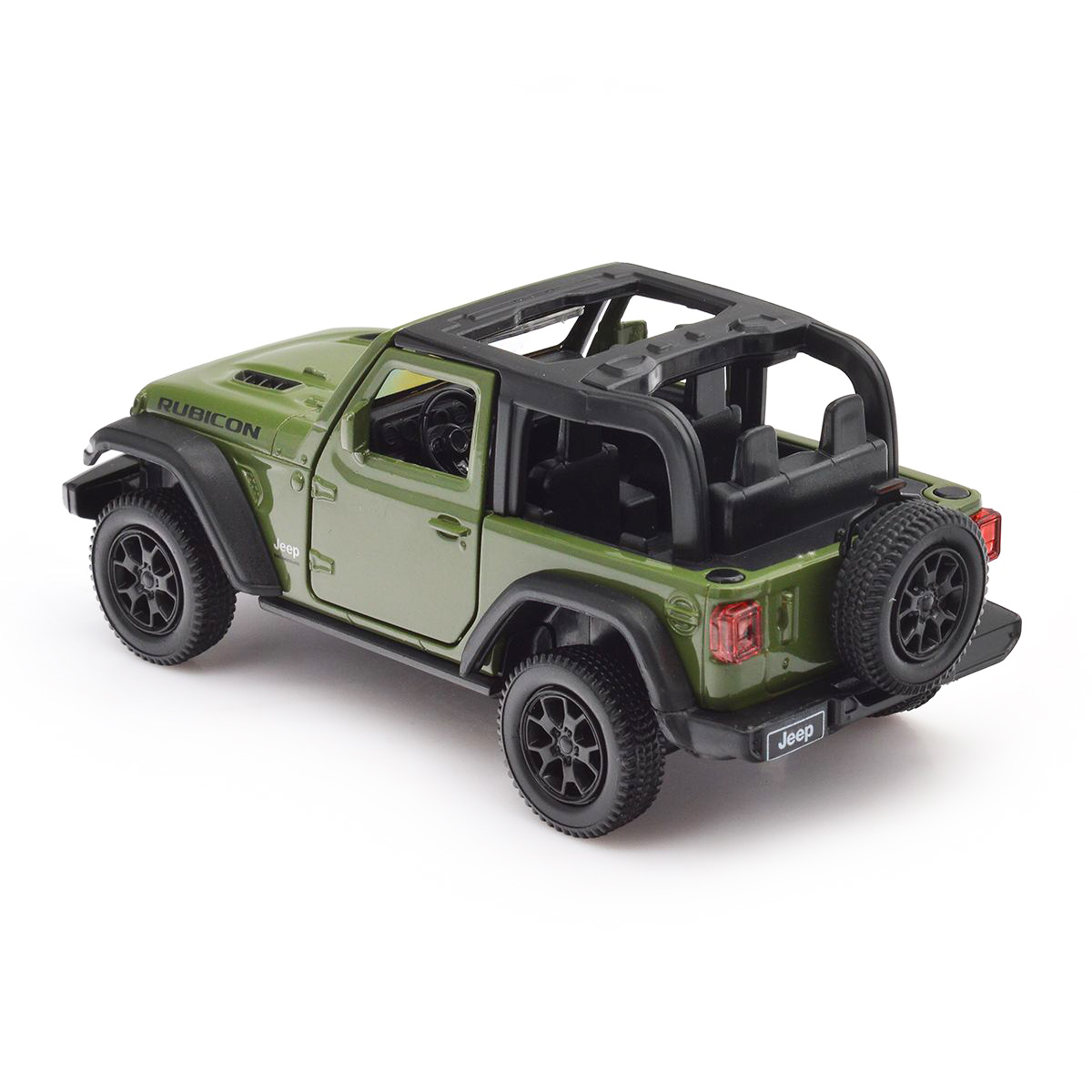 Автомодель TechnoDrive Jeep Wrangler Rubicon 2021, 1:32, зелена (250339U) - фото 5