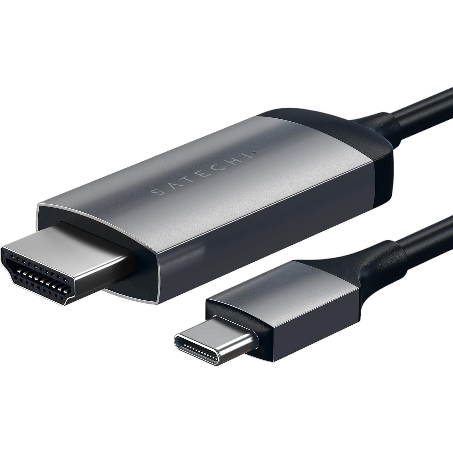 Кабель USB-C to 4K HDMI Satechi Cable Space Gray 1.8 м - фото 4