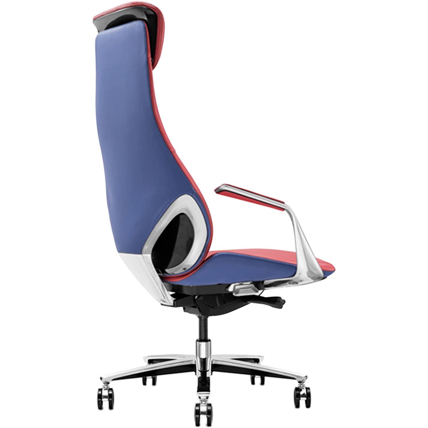 Офисное кресло GT Racer X-808 (ZP-02, ZP-09), красно-синее (X-808 Red/Blue (ZP-02, ZP-09)) - фото 4