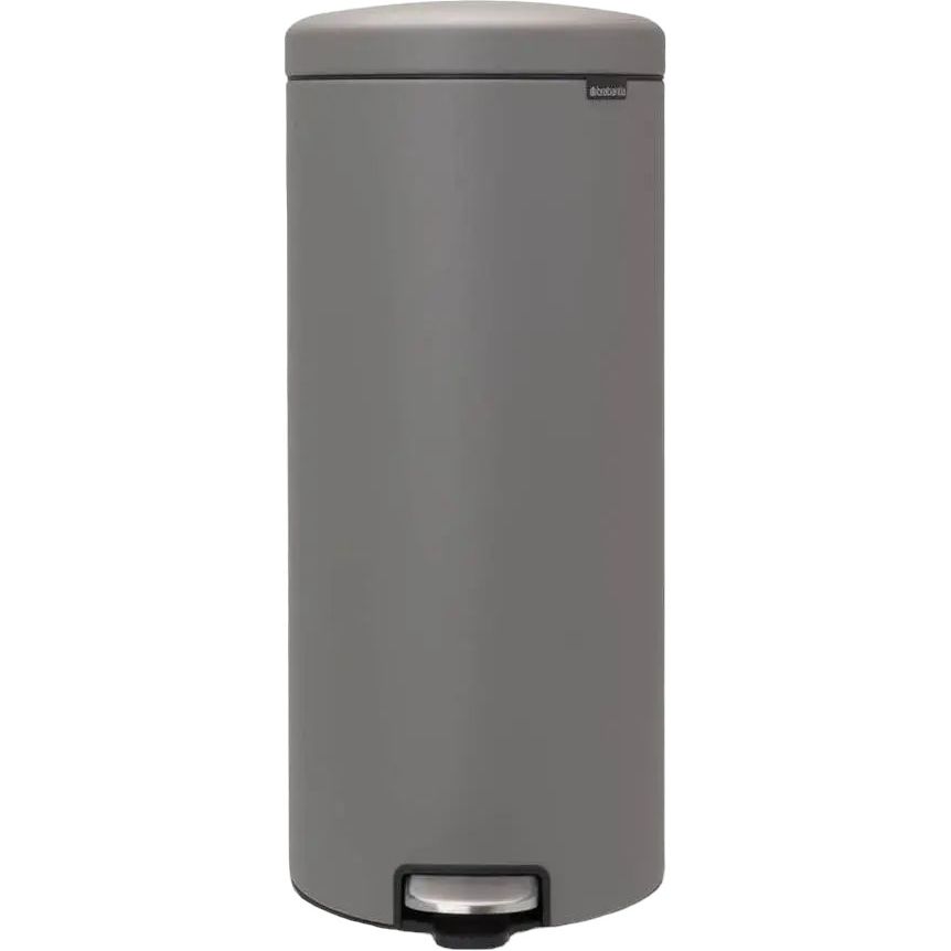 Бак для сміття з педаллю Brabantia NewIcon Pedal Bin 30 л сірий (119187) - фото 1