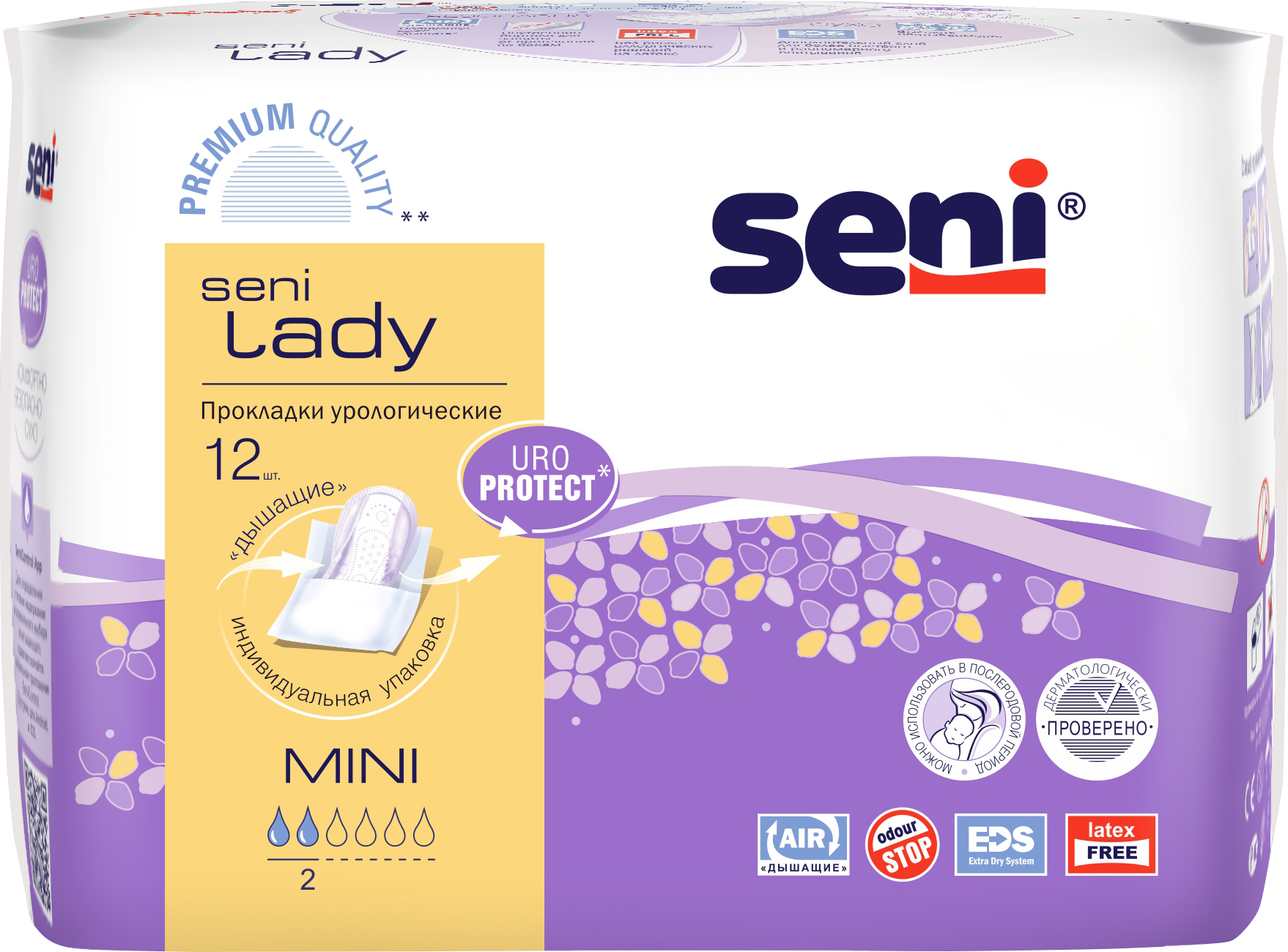 Урологічні прокладки Seni Lady Mini 12 шт. - фото 1