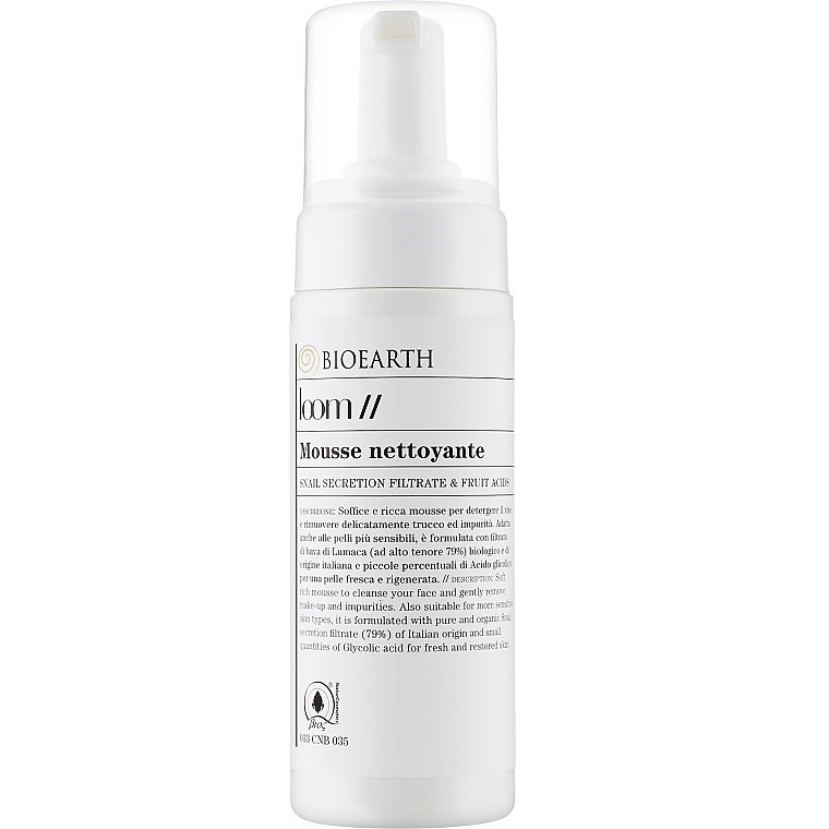 Пенка для лица Bioearth Loom Cleansing Mousse 150 мл - фото 1