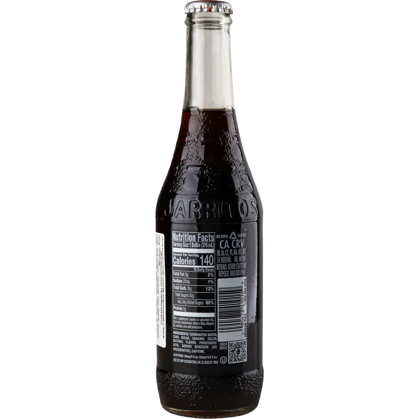 Напій Jarritos Mexican Cola безалкогольний газований 0.37 л (951541) - фото 3