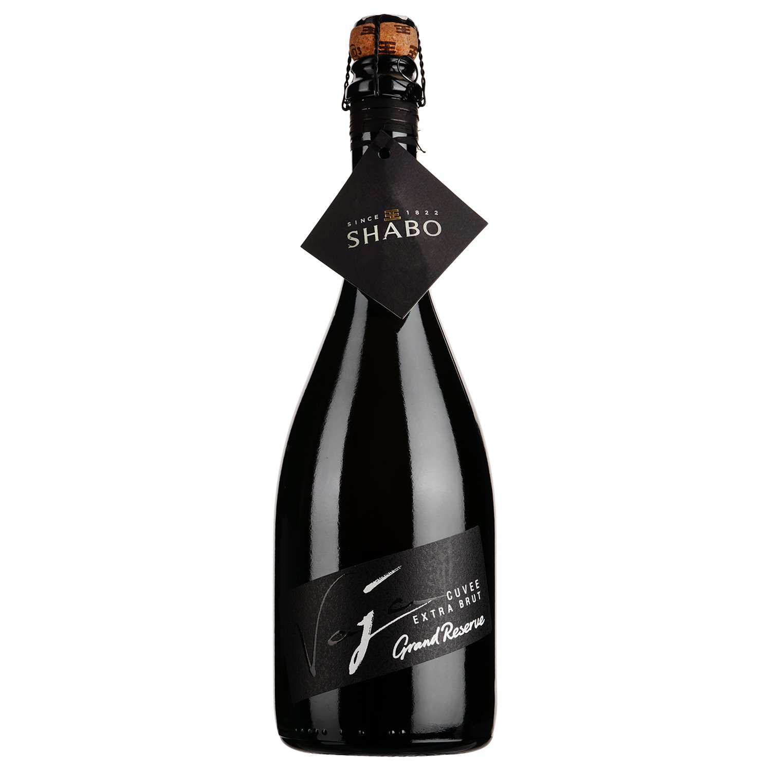 Ігристе вино Shabo Grand Reserve Classic, екстра брют, біле, 13%, 0,75 л - фото 1