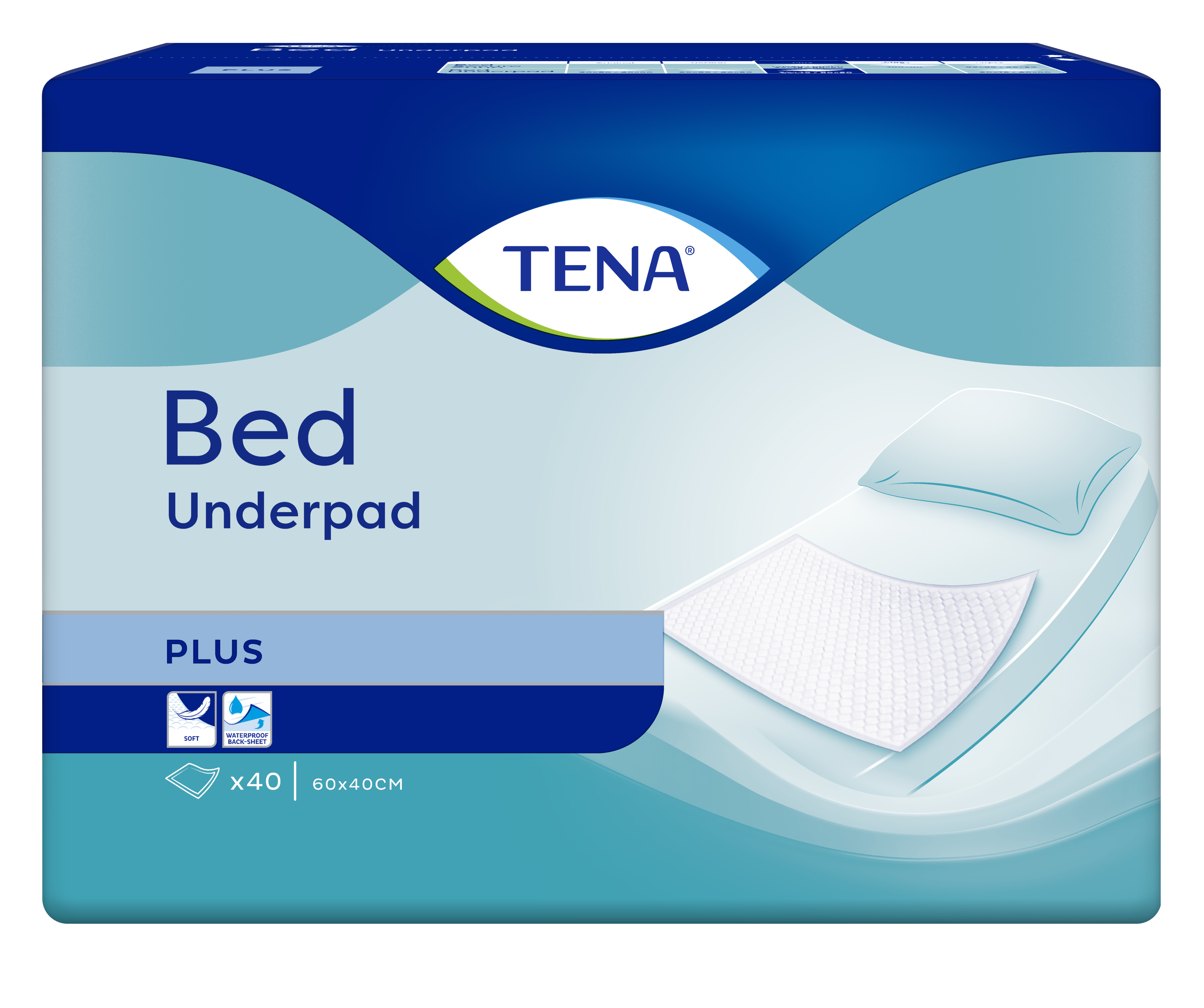 Одноразові пелюшки Tena Bed Plus, 60х40 см, 40 шт. - фото 2
