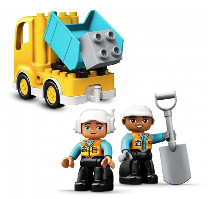 Конструктор LEGO DUPLO Town Вантажівка і гусеничний екскаватор, 20 деталей (10931) - фото 4