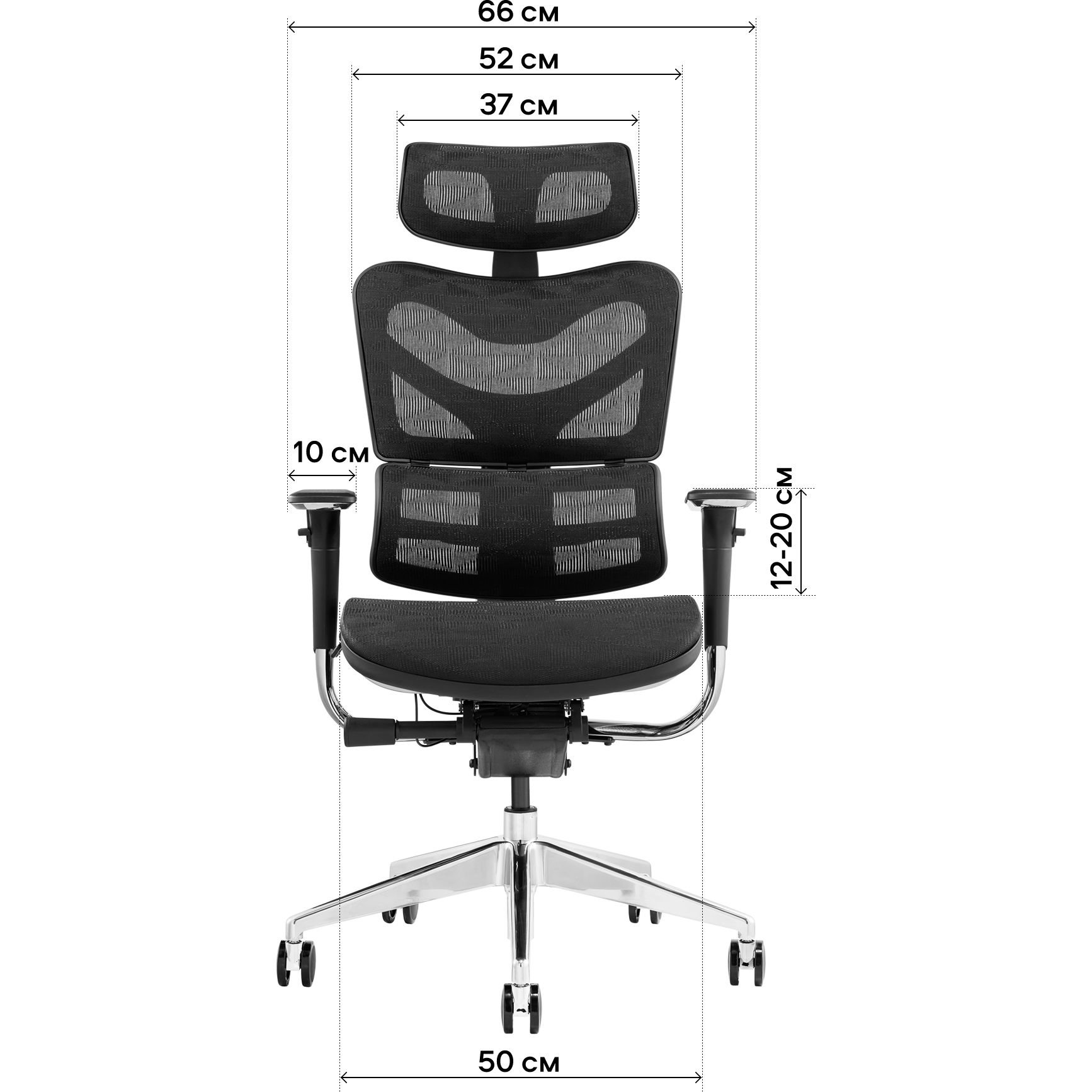 Офисное кресло GT Racer X-782 (W-25 B-45), синее (X-782 Blue (W-25 B-45)) - фото 8