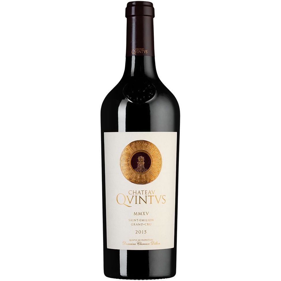 Вино Chateau Quintus Saint-Emilion GC AOC 2015 червоне сухе 0.375 л - фото 1